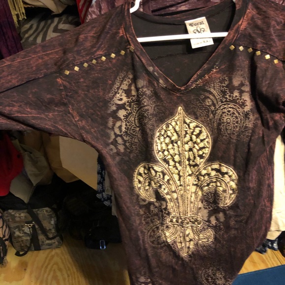 Vocal long sleeve with studs - Picture 2 of 5